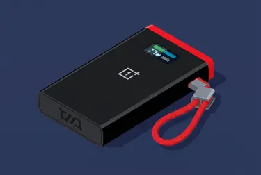 OnePlus выпустила пауэрбанк с цветным экраном и зарядкой 67 Вт