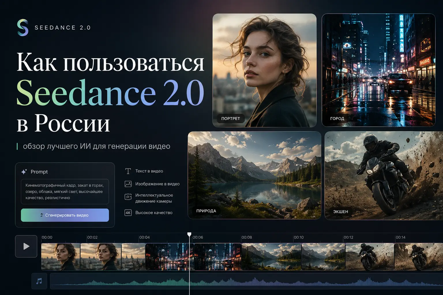 Как пользоваться Seedance 2.0 в России: Обзор лучшего ИИ для генерации видео