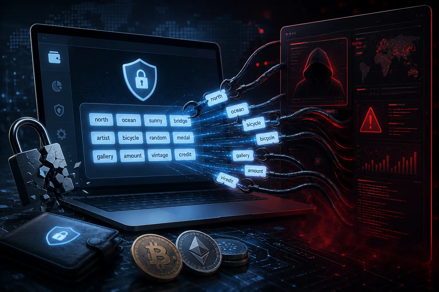 Новая вредоносная платформа крадёт сид-фразы от криптокошельков
