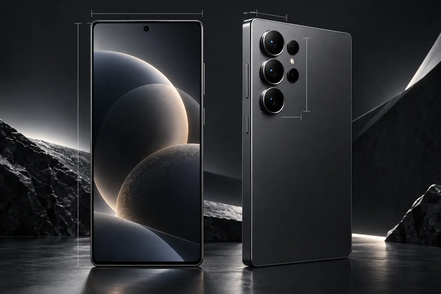 Утечка раскрыла точную толщину рамок и камер смартфона Samsung Galaxy S27 Ultra