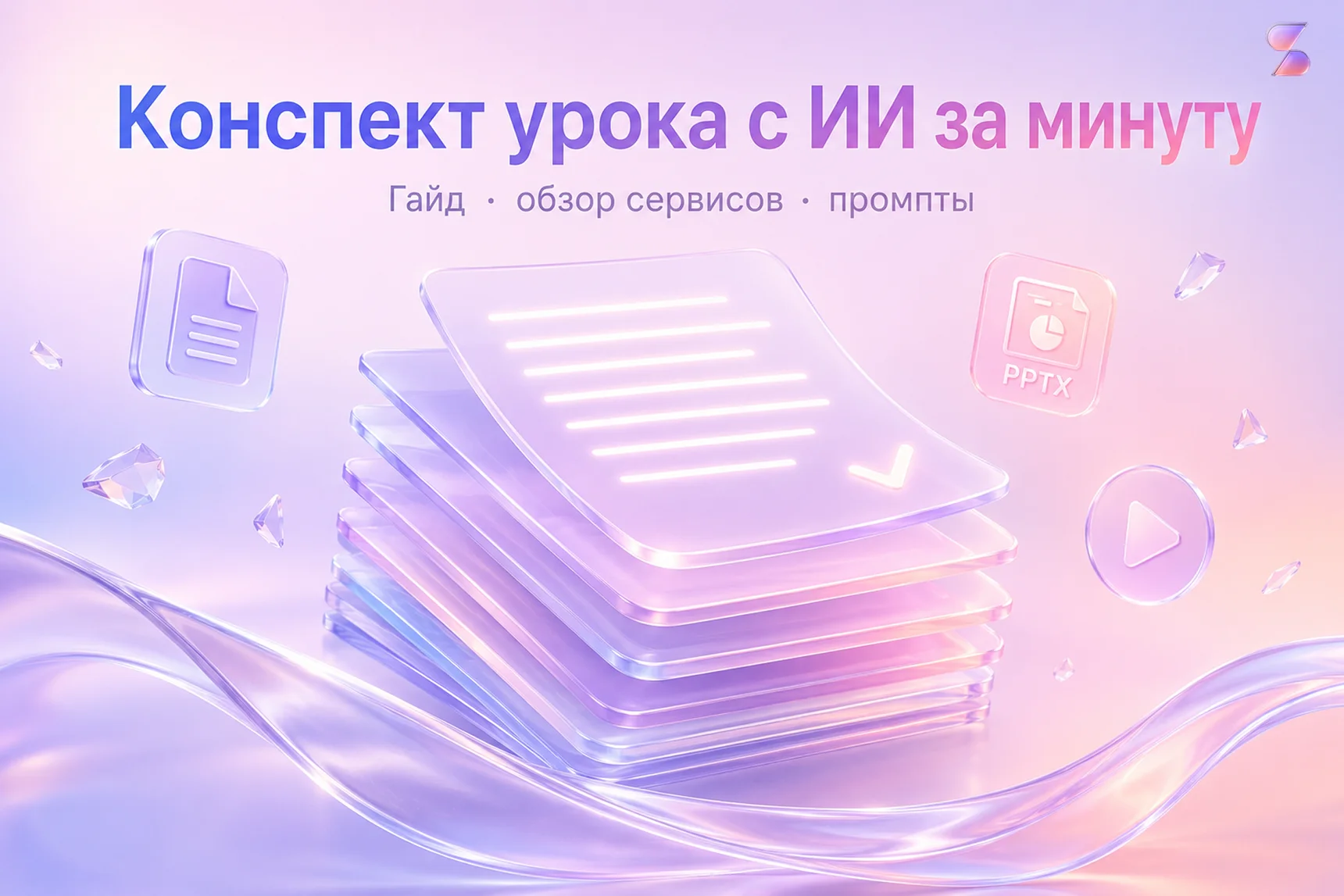 Конспект урока с ИИ: Как сделать конспект из текста и презентации за минуту — гайд, обзор, промпты