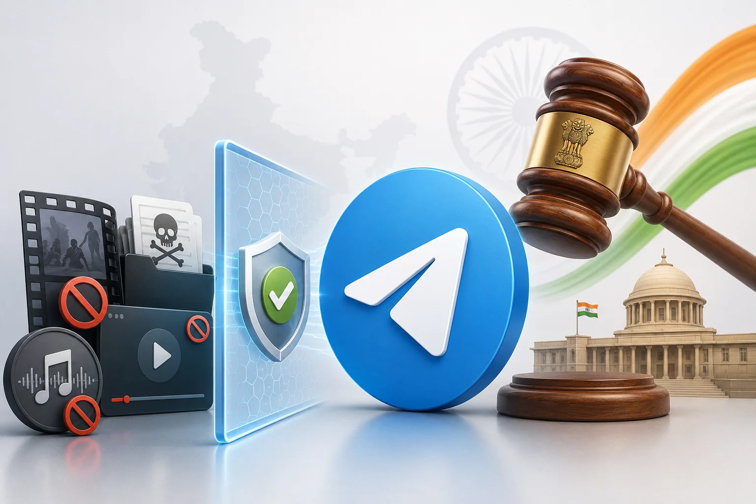 Власти Индии потребовали от Telegram борьбы с пиратским контентом