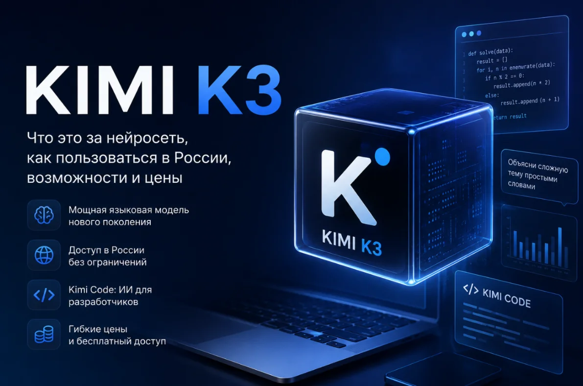 Kimi K3: обзор нейросети, тесты и инструкция по запуску в России