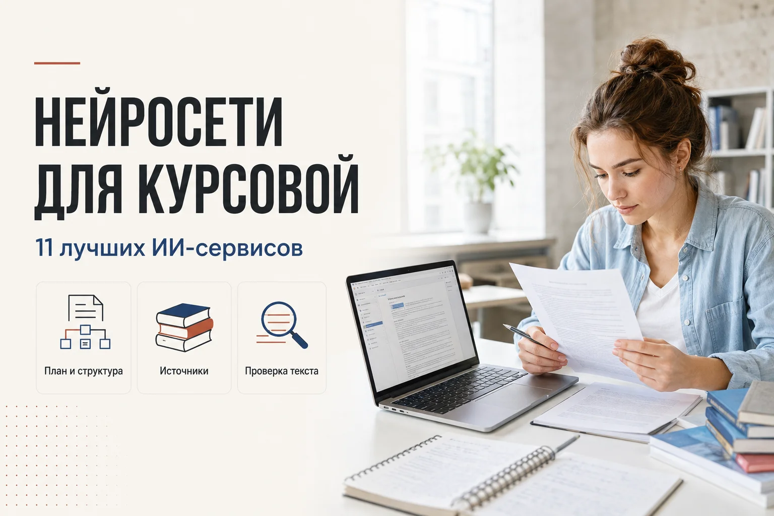 Нейросети для курсовых работ: Лучшие образовательные ИИ для помощи студентам с курсовыми проектами