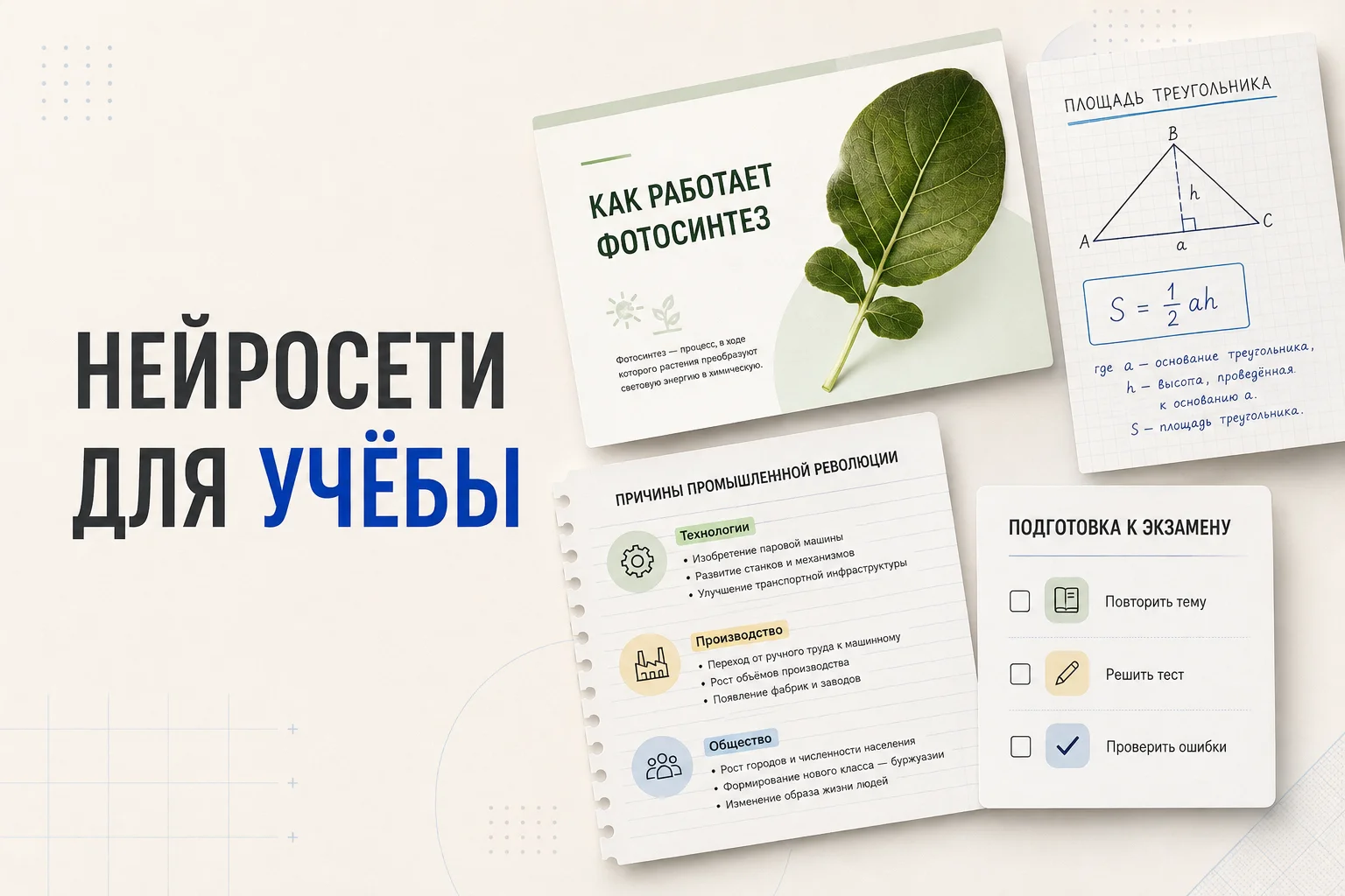 Нейросети для уроков и ДЗ: 15 полезных ИИ для помощи в учебе