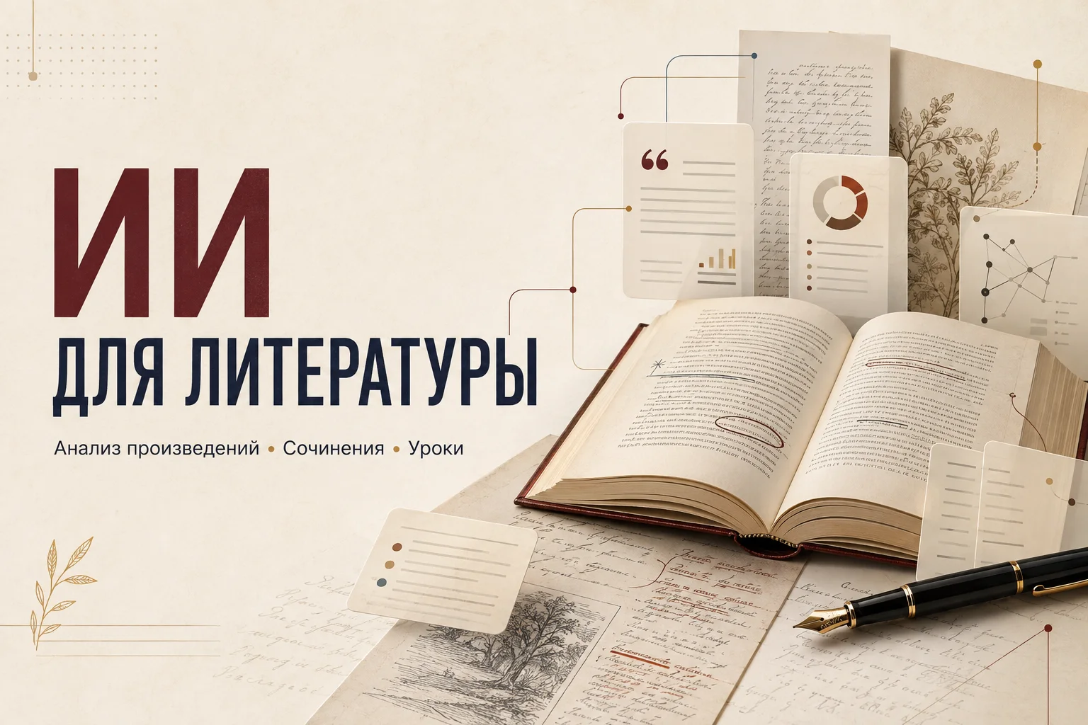 Лучшие ИИ для литературы: нейросети для анализа произведений, сочинений и уроков