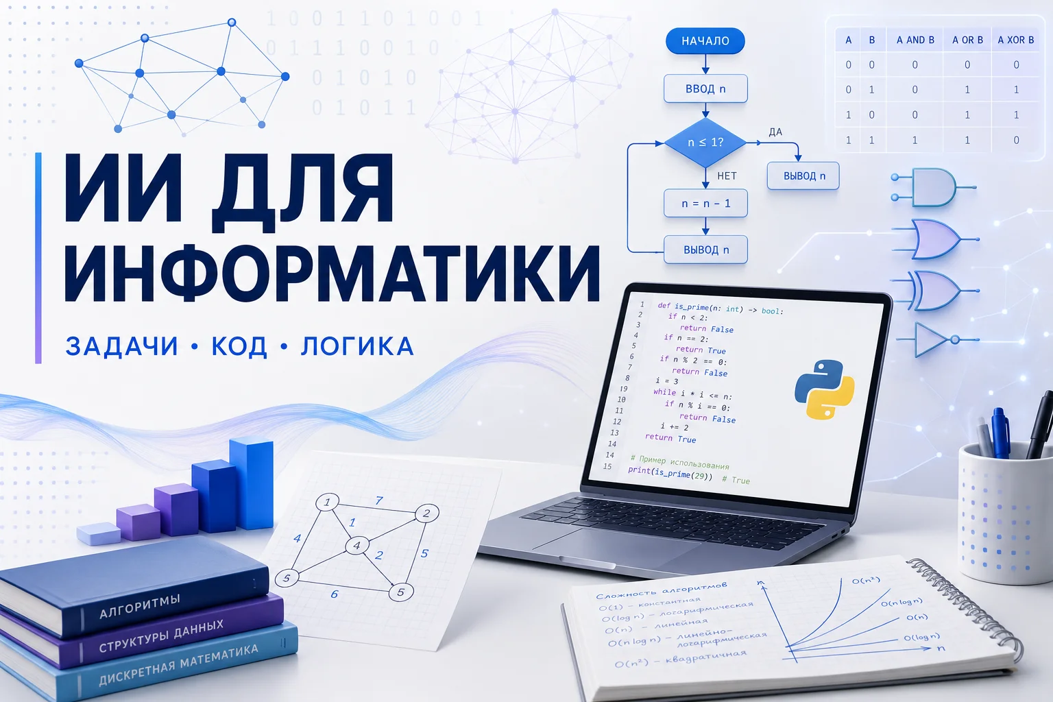 ИИ для решения задач по информатике и программированию: Как решить практические и логические задачи с помощью нейросетей