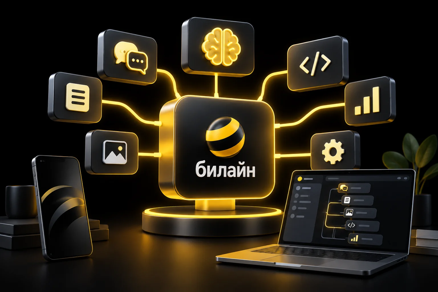 Билайн внедрил Экзоинтеллект — единую среду для работы с ИИ