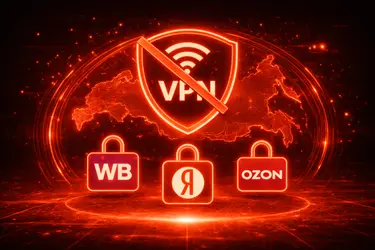 VPN запрещен WB YA OZON