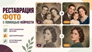 Реставрация фото с помощью нейросетей в 2026 году — ТОП-7 ИИ, которые вернут жизнь старым снимкам