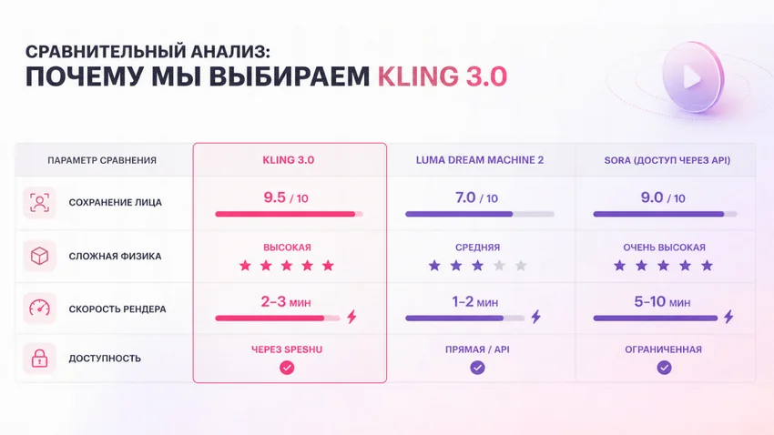 Как оживить фото через Kling 3.0: пошаговый гайд с промптами в SpeShu.AI