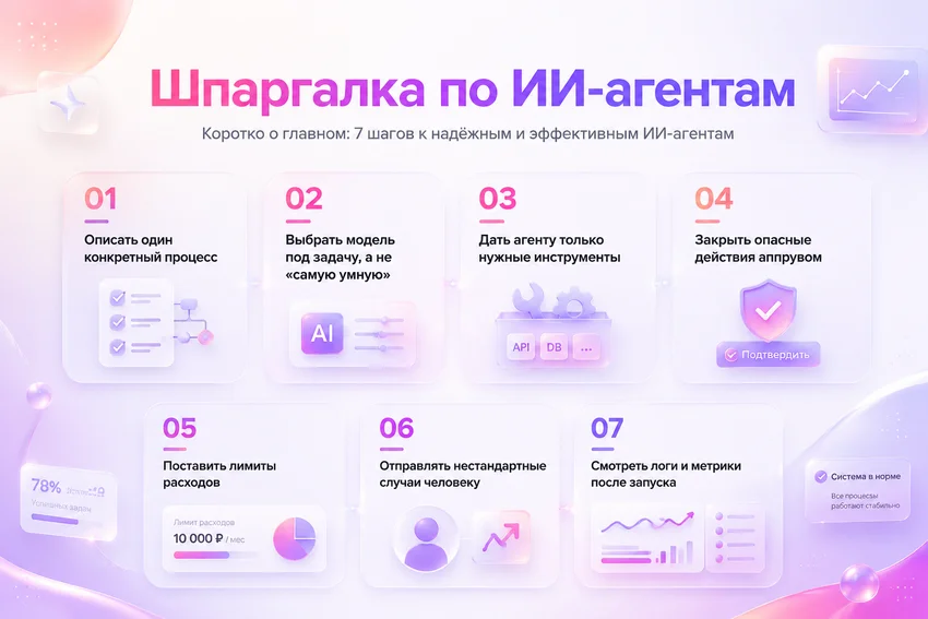 Как создать ИИ-агента для бизнеса за 10 шагов. Гайд с учётом российской специфики
