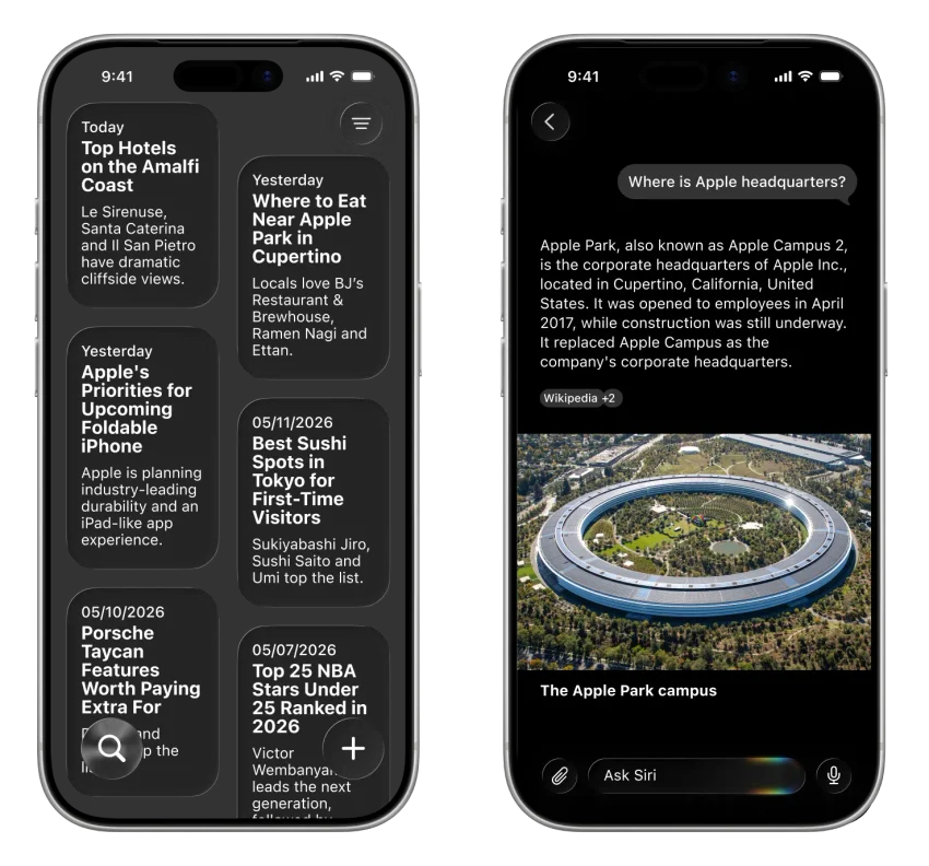 Вот как будет выглядеть iOS 27: новая Siri на базе Gemini, отдельное приложение-чатбот и переработанная камера