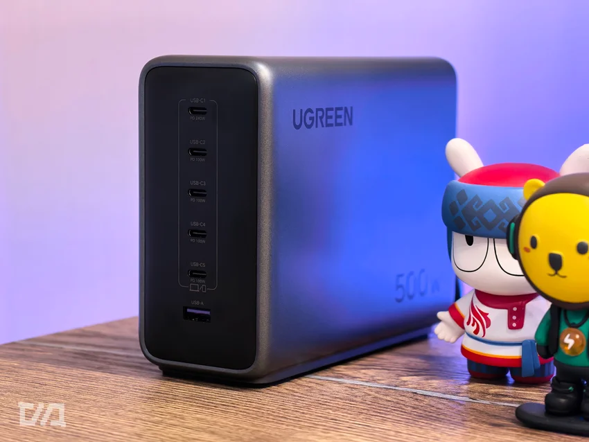 Рекордно мощная настольная зарядка: обзор Ugreen Nexode X759 на 500 Вт и с 6 портами