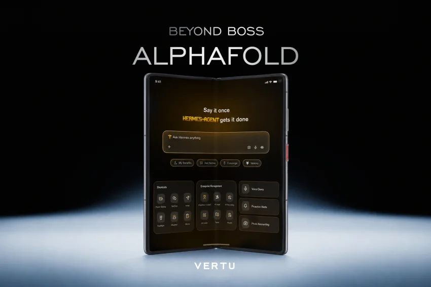 Vertu представила складной смартфон Alphafold с ИИ-агентом для управления бизнесом — от $6880 до $46 800
