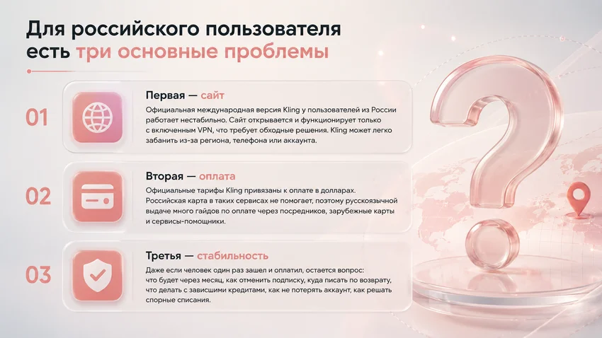 Kling в России: как использовать без VPN и зарубежной подписки