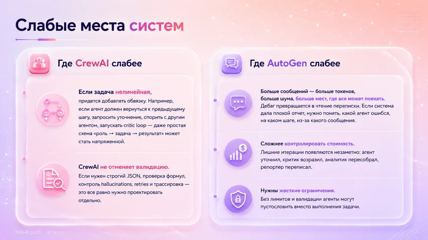 CrewAI vs AutoGen: два подхода к ИИ-агентам. Тестируем на реальной задаче