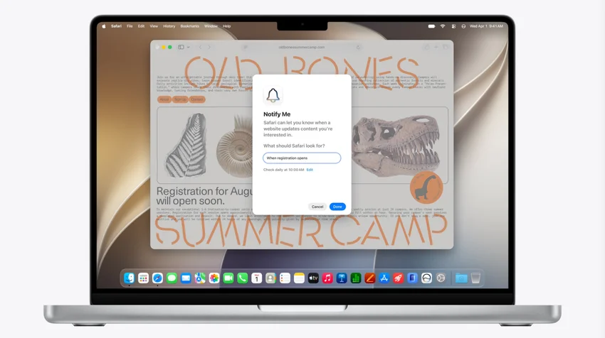 В Safari на macOS 27 появится ИИ-группировка вкладок и генератор расширений