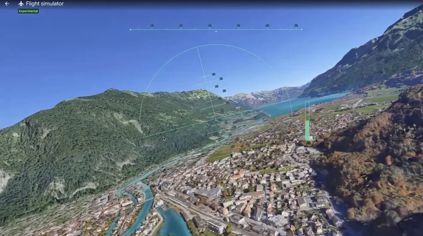 В веб-версии Google Earth появился бесплатный авиасимулятор