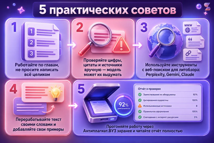 Как правильно написать диплом с ИИ: гайд, ТОП-7 нейросетей, промпты