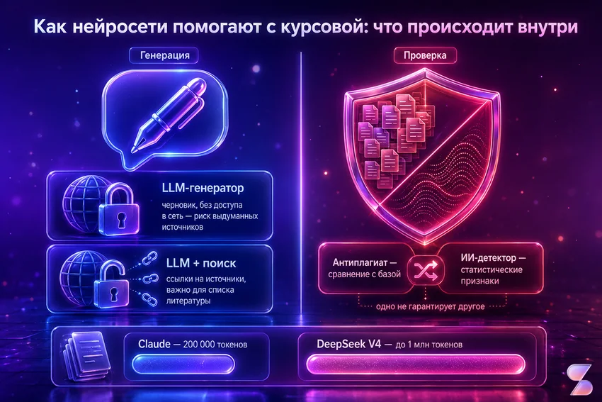 Как грамотно написать курсовую с ИИ: гайд, обзор нейросетей, промпты