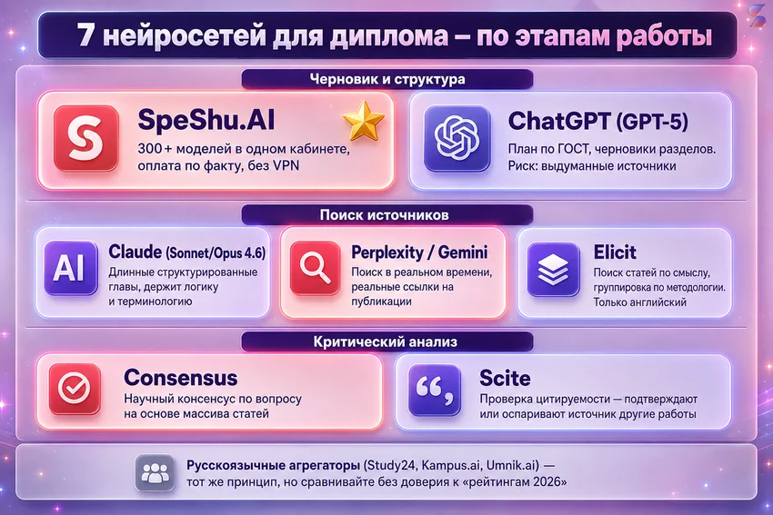 Как правильно написать диплом с ИИ: гайд, ТОП-7 нейросетей, промпты