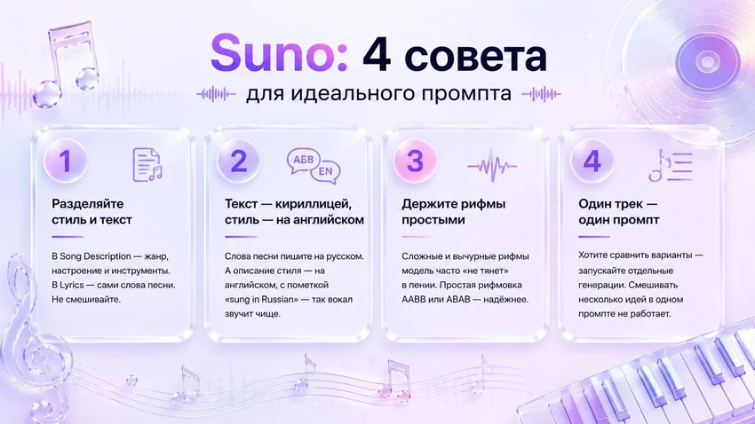 Suno: нейросеть для музыки в России без VPN в 2026 году