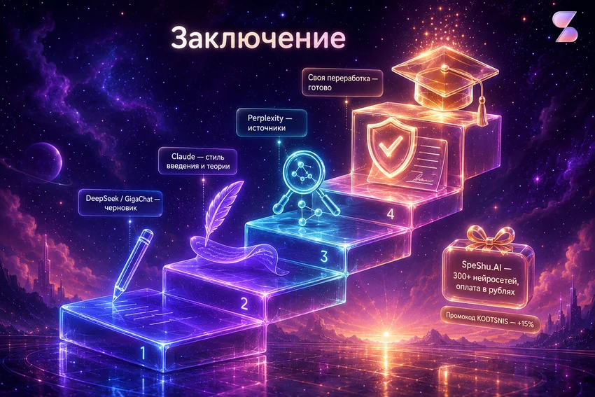 Как грамотно написать курсовую с ИИ: гайд, обзор нейросетей, промпты