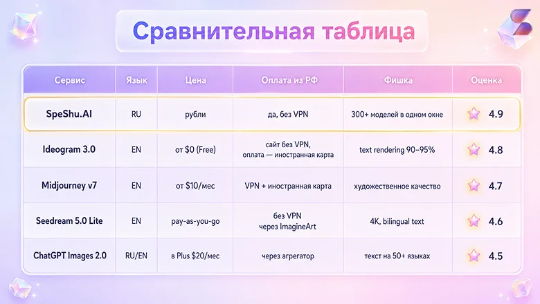 Генерация нейросетью картинок в 2026 году: топ-5 лучших сервисов