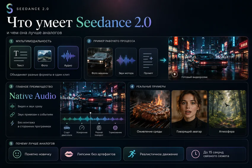 Как пользоваться Seedance 2.0 в России: Обзор лучшего ИИ для генерации видео