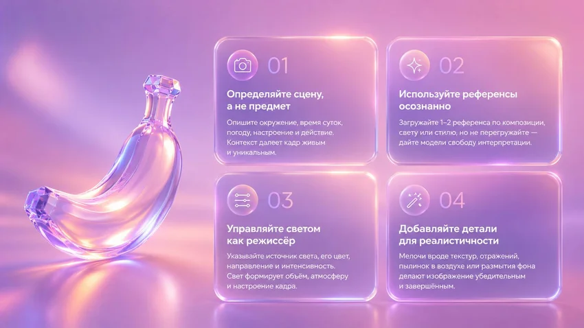 Nano Banana: как пользоваться в России, что умеет и как защитить свой аккаунт от блокировок