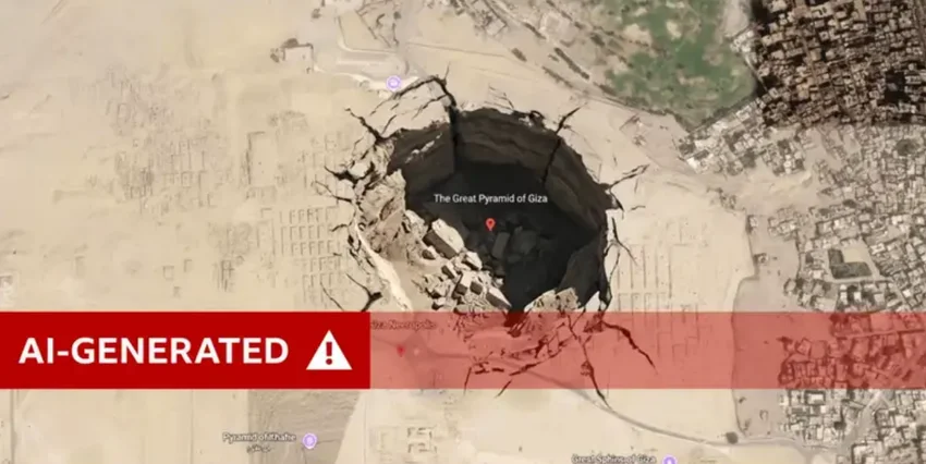Google отключила генератор изображений в Google Earth из-за фейковых взрывов