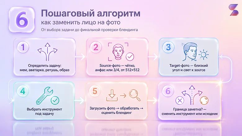 Замена лица на фото: полная инструкция, ТОП-5 нейросетей и 5 частых ошибок