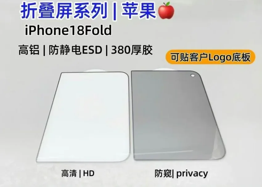 Фотографии защитных стёкол раскрыли дизайн экрана iPhone Ultra