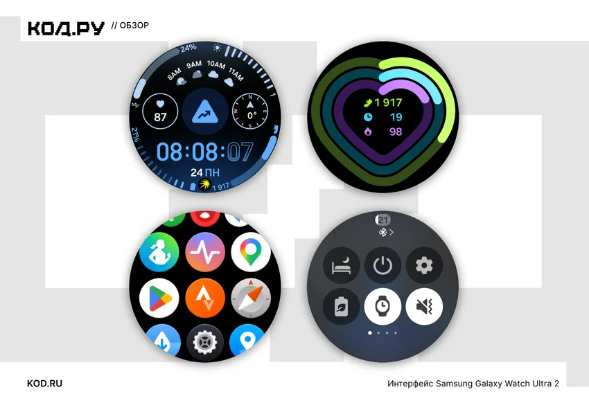 Обзор Samsung Galaxy Watch Ultra 2: главный флагман на Wear OS стал тоньше и автономнее