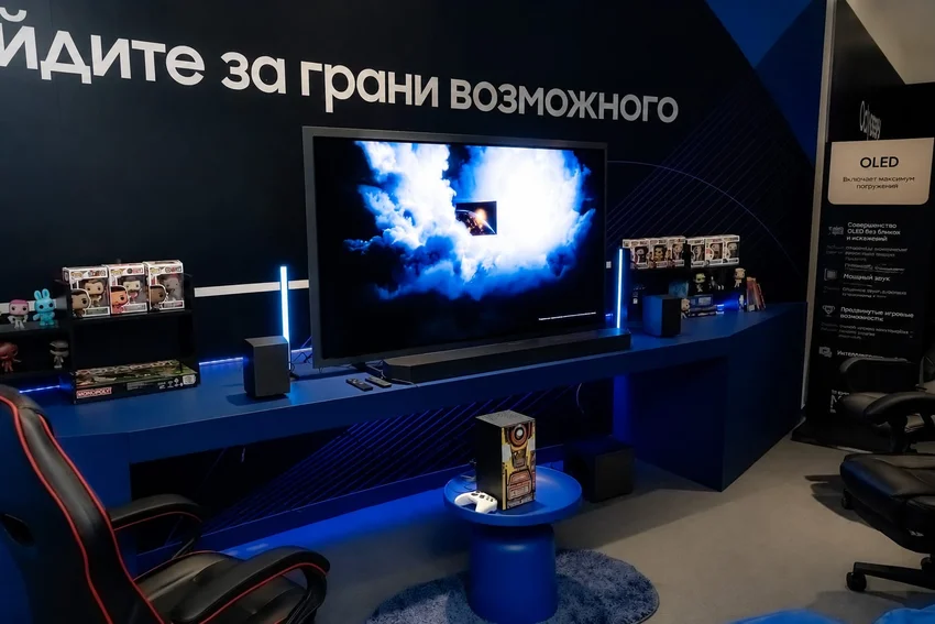 В Россию приехали новые телевизоры Samsung с Micro RGB, OLED и Mini LED, а также портативный дисплей