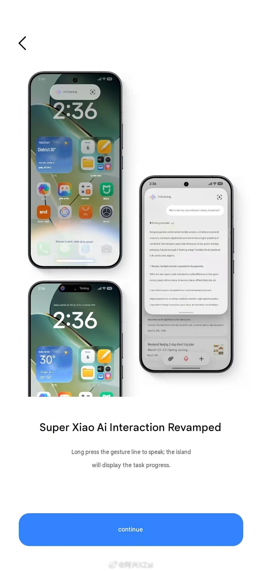 В сеть слили изображение внутреннего экрана широкого складного Xiaomi