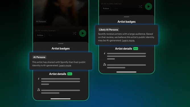 Spotify пометит виртуальных ИИ-артистов и уберёт их из рекомендаций