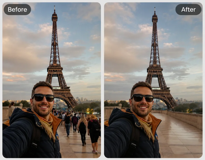 Как убрать людей с фото: ИИ для удаления человека, объекта с фотографии
