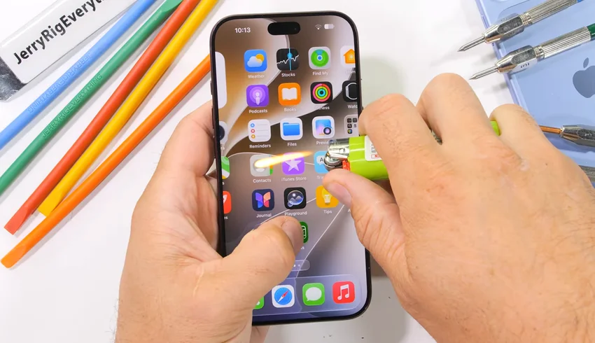 iPhone 18 Pro пытались сломать, поцарапать и поджечь — вот что из этого вышло