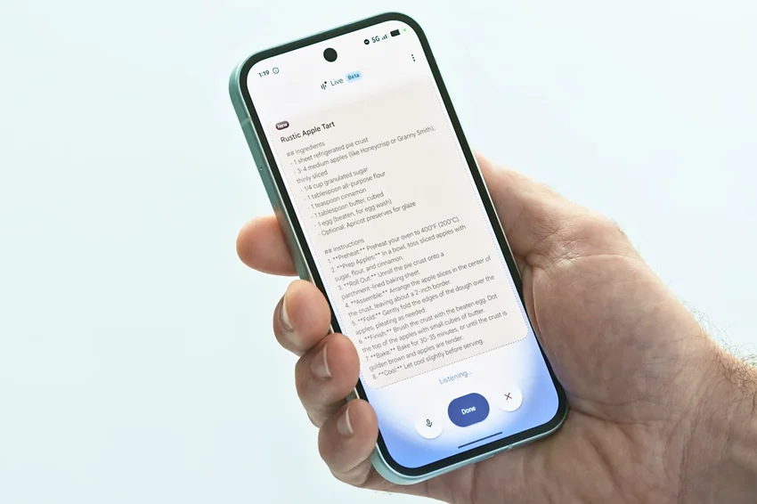 Google внедрит голосовой ИИ в Gmail, «Google Документы» и Google Keep