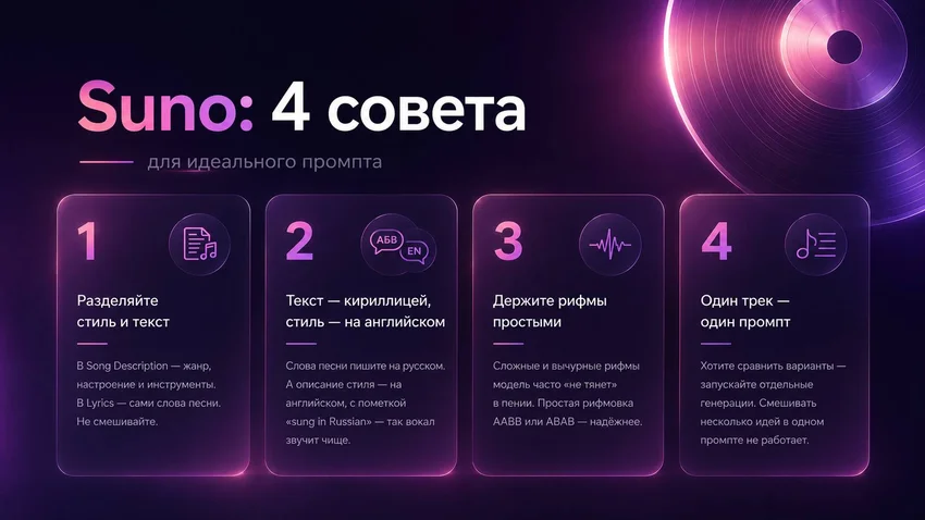 Как скачать Suno (Суно) на русском: полный обзор нейросети, промпты, инструкция, доступ без VPN