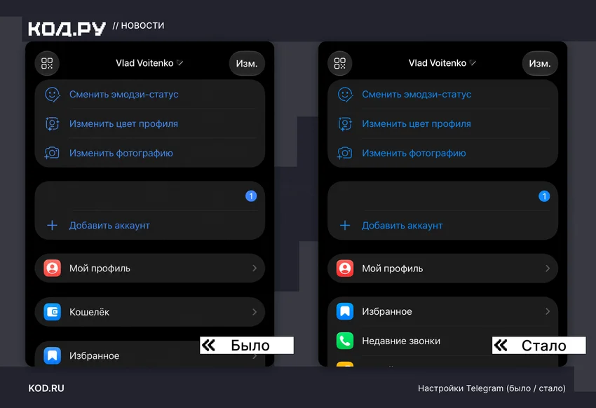 Telegram убрал Wallet из меню на фоне подготовки собственного Gram Wallet