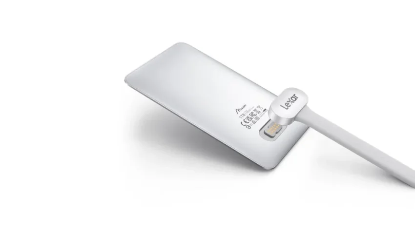 Lexar представила самый тонкий в мире внешний SSD