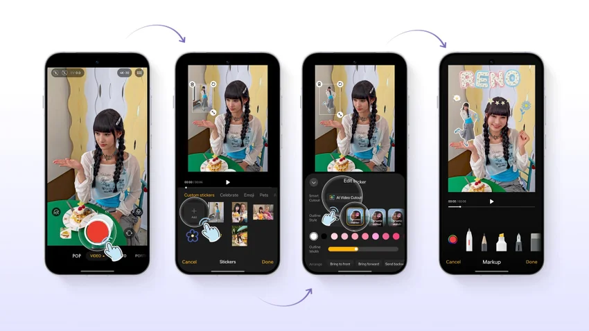 Смартфоны Oppo Reno16 приехали в Россию: характеристики и цены