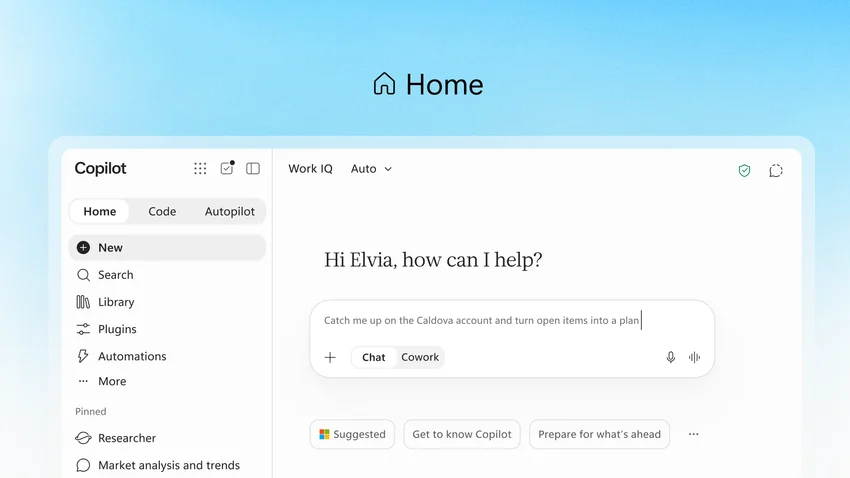 Microsoft перестроила Copilot: он сможет создавать приложения и работать без пользователя