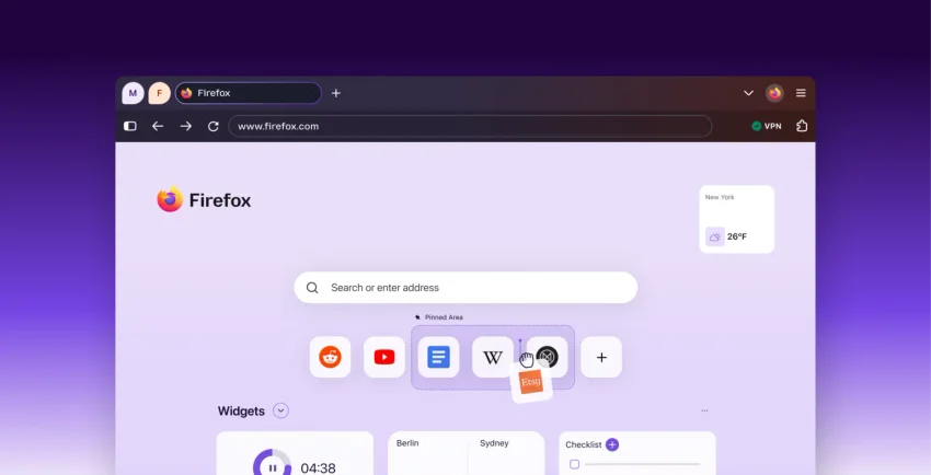 Mozilla выпустила браузер Firefox 157 с новым интерфейсом