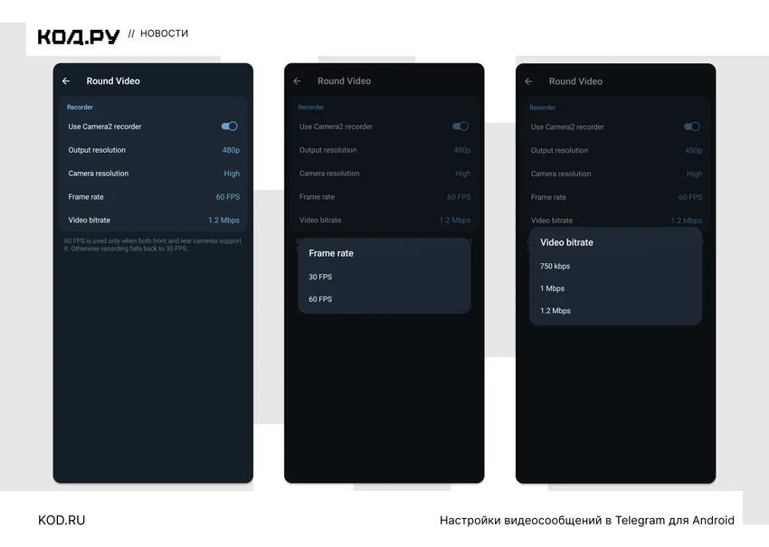 Экспериментальные настройки «кружков» появились в стабильном Telegram для Android. Как активировать