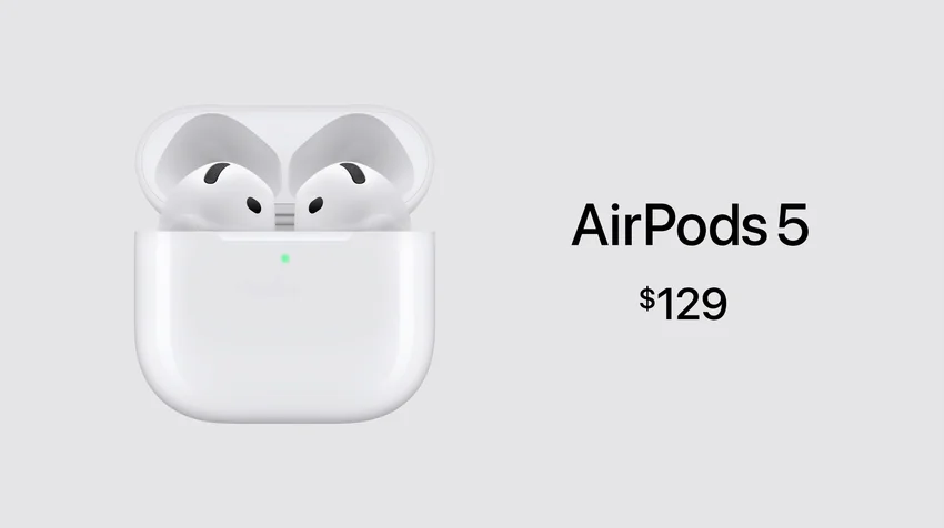 Apple представила AirPods 5: что в них нового?