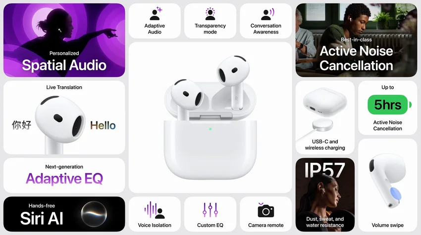Apple представила AirPods 5: что в них нового?